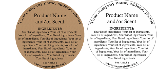 Quick, Easy and Affordable Ingredient Labels for your Bath & Body and ...
